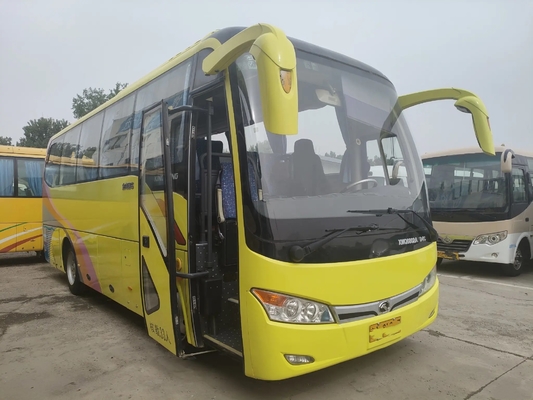 Mini Coach usado janela da selagem do compartimento de bagagem da porta de 2015 assentos do ano 33 ônibus XMQ6802 de Kinglong da mão da única ò