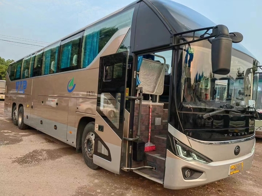 2020 Ano Usado Ônibus Diesel 56 Assentos Dupla Porta VIP Ônibus Yutong ZK6137