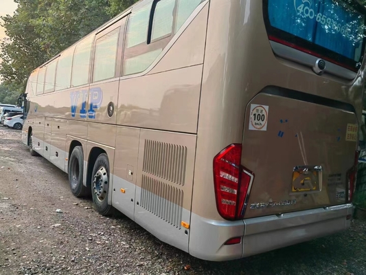 2020 Ano Usado Ônibus Diesel 56 Assentos Dupla Porta VIP Ônibus Yutong ZK6137