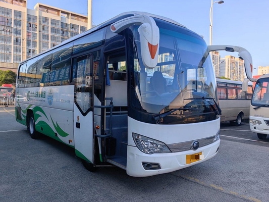Ônibus de segunda mão 2017 Ano Yutong Ônibus ZK6876 de porta única 38 lugares Spring Leaf LHD