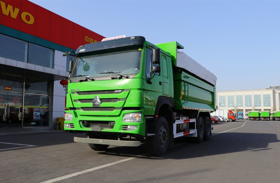 Sino Truck Moteur 400 Weichai Motor 6×4 Howo Dumper Truck Folha Primavera 10 Rodas Transporte rodoviário