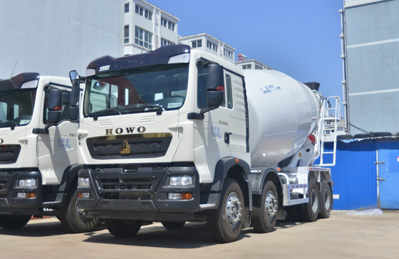 Caminhão de mistura pesada personalizada 8 Sinotruck cúbico Howo T7 Misturador de cimento com 10 velocidades