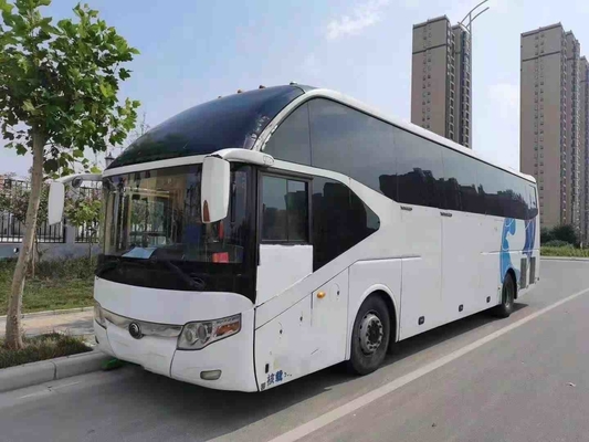 Autobus de passageiros de segunda mão Yutong Zk6122 Grande capacidade bagagem Weichai Motor 336hp A/C