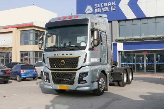 Sinotruk SITRAK caminhão-trator C9H caminhão pesado 560HP 6X4 GNL Transmissão automática