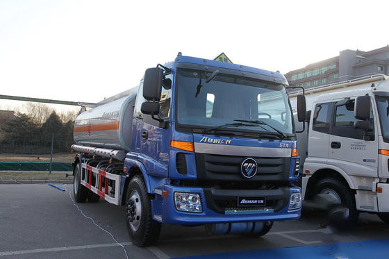 Foton Oil Tanker Truck Auman BJ5163 EXT Série 3 Diesel 210HP 4X2 8T Assento de linha única de topo plano