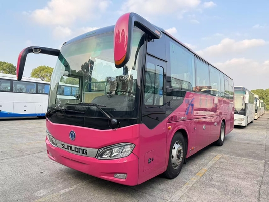 Autobus VIP de passageiros usados 40 lugares Transporte de longa distância Compartimento de bagagem grande
