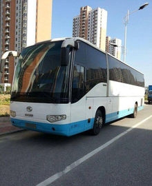 O grande tipo mais alto do ônibus de excursão da mão do desempenho segundo com 49 assentos jejua 6 engrenagens