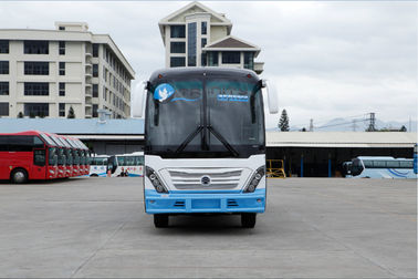 Ônibus usado 51 assentos DongFeng Cummins Engine do treinador com motor superior