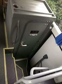 39 assentos usaram ônibus de YUTONG porta eletrônica de 2013 anos com a bolsa a ar do cofre forte do toalete