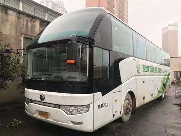 39 assentos usaram ônibus de YUTONG porta eletrônica de 2013 anos com a bolsa a ar do cofre forte do toalete
