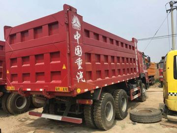 A capacidade de carga útil de 30 toneladas usou o caminhão basculante, caminhões de caminhão basculante usados tipo de HOWO