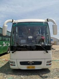 A direção diesel usada assentos do lado esquerdo de 51 séries do homem do ônibus de serviço da cidade de Yutong treina a cor branca lisa