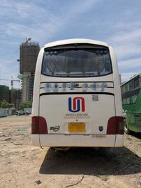 A direção diesel usada assentos do lado esquerdo de 51 séries do homem do ônibus de serviço da cidade de Yutong treina a cor branca lisa