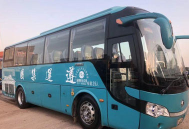 ônibus comercial usado diesel de Yutong ZK6908 do comprimento de 9m certificação do ISO de 2015 assentos do ano 39