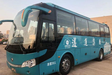 ônibus comercial usado diesel de Yutong ZK6908 do comprimento de 9m certificação do ISO de 2015 assentos do ano 39
