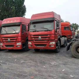 O poder diesel usou o caminhão da cabeça do trator do caminhão 375hp do trator para o transporte