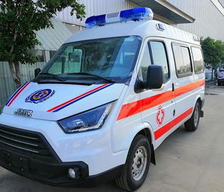 Único carro da ambulância dos veículos 4x2 da emergência do eixo com projeto ergonômico (tipo do transporte)