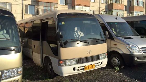 23 ônibus usado Toyota diesel da pousa-copos do motor 1HZ LHD dos assentos