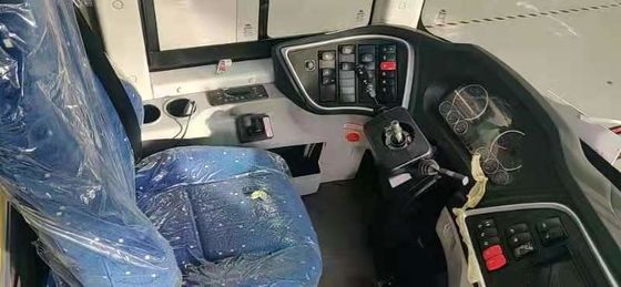 Ônibus brandnew ZK6122H9 de Yutong com cor branca de 55 assentos no motor traseiro da promoção