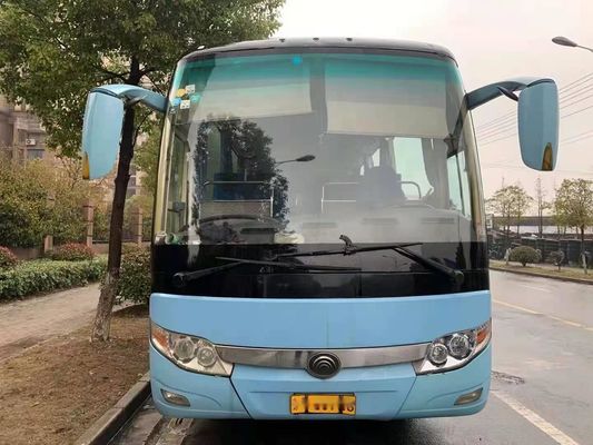 O treinador usado Bus Yutong Brand que ZK6117 65 assenta o passageiro usado do motor 120km/H de Yuchai única porta traseira transporta a direção esquerda