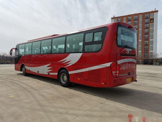 ZK6122 usou o treinador que Bus Yutong Brand 55 assenta 2017 assentos de aço do VIP do chassi do baixo motor traseiro do quilômetro