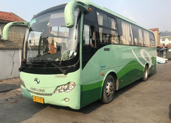O ônibus de excursão usado Kinglong XMQ6900 39 assenta único o ônibus usado de direção esquerdo do passageiro do chassi da porta baixo quilômetro de aço