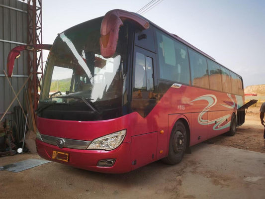 O tipo usado ZK6116 48 de Yutong do ônibus de excursão assenta a direção esquerda de embalagem Nude do chassi da bolsa a ar do ônibus do passageiro das portas dobro