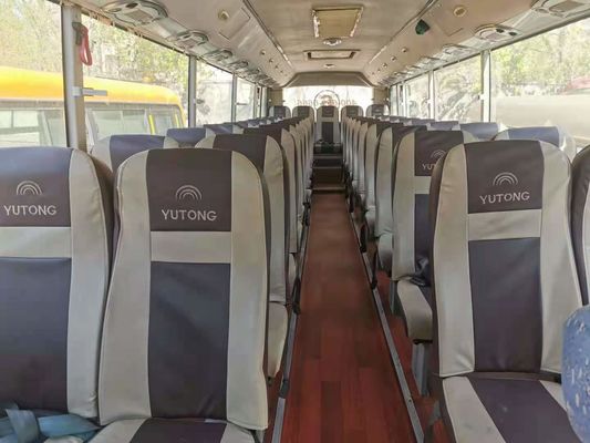 O ônibus de excursão usado Yutong ZK6999 45 assenta chassis traseiros da bolsa a ar do ônibus LHD do passageiro do motor 177kw