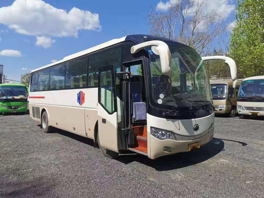 O ônibus de excursão usado Yutong ZK6999 45 assenta chassis traseiros da bolsa a ar do ônibus LHD do passageiro do motor 177kw