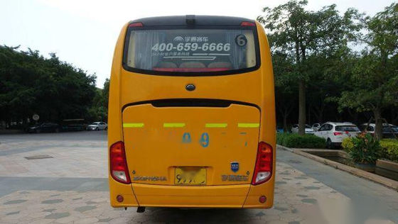 Os assentos usados do ônibus ZK6107 49 de Yutong sairam chassi de direção Yuchai da bolsa a ar do motor traseiro baixo quilômetro