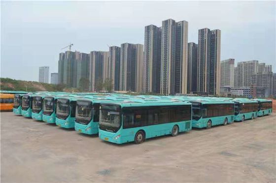 2015 o treinador usado assentos Bus LCK6950HG do ano 62 ZHONGTONG usou o ônibus da cidade com o condicionador de ar para comuta