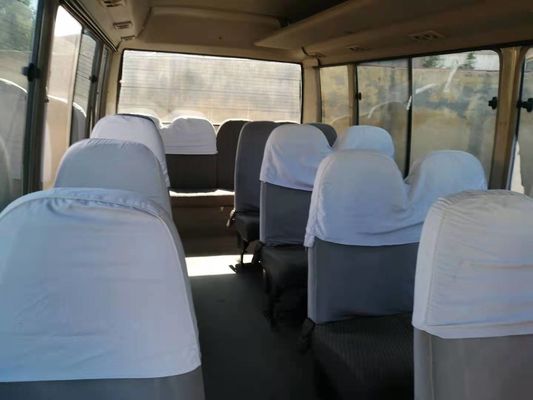 2009 o ônibus usado da pousa-copos do ano 18 assentos, ônibus LHD da pousa-copos de Toyota usou Mini Bus With Diesel Engine, direção esquerda