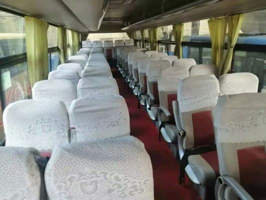 54 assentos 2010 anos usaram o motorista diesel Steering No Accident do ônibus ZK6112D Front Engine LHD de Yutong