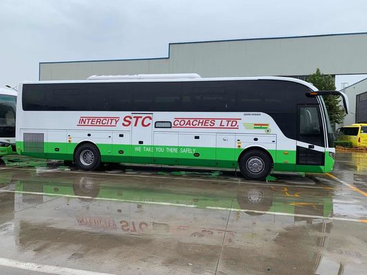Do compartimento grande novo das portas dobro dos assentos do ônibus 56 do ônibus LCK6128 de Zhongtong motor traseiro usado