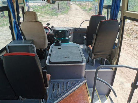 Quilômetro usado do Euro IV diesel de Front Engine Used Mini Bus dos assentos do ônibus ZK6752 30 de Yutong baixo