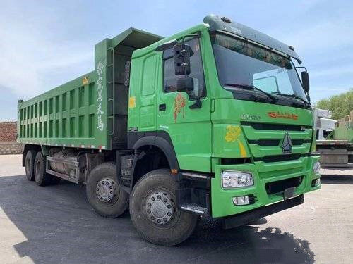 Caminhão de descarregador ZZ3317N4667E1 dos cavalos-força 8X4 8.2m do caminhão pesado 380 de Sinotruk HOWO 7 da mão de China segunda