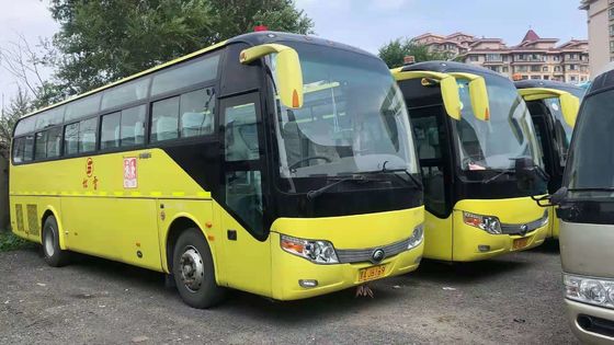 Ônibus usado ZK6107 51seats WP de Yutong. Motor traseiro quilômetro usado do ônibus de excursão baixo