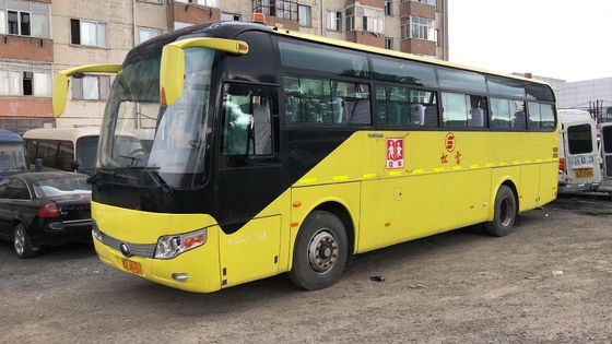 Ônibus usado ZK6107 51seats WP de Yutong. Motor traseiro quilômetro usado do ônibus de excursão baixo