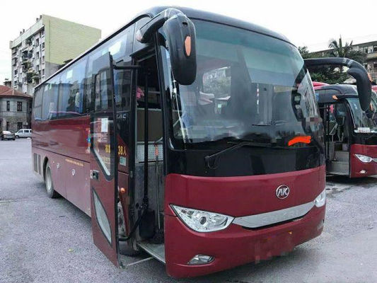 Ônibus usado baixo quilômetro usado tipo do passageiro do motor de Yuchai do chassi da bolsa a ar dos assentos do ônibus de excursão HFF6909 de Ankai 38 para África