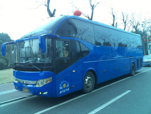 54 ônibus usado assentos de Bus Used Yutong ZK6127 do treinador motor diesel de 2016 anos nas boas condições