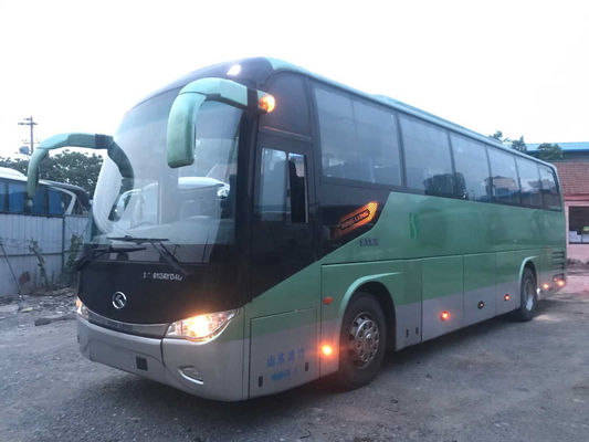 As portas dobro do ônibus de Kinglong usaram o motor da parte traseira do chassi XMQ6113 Yuchai da bolsa a ar dos assentos de Bus 51 do treinador