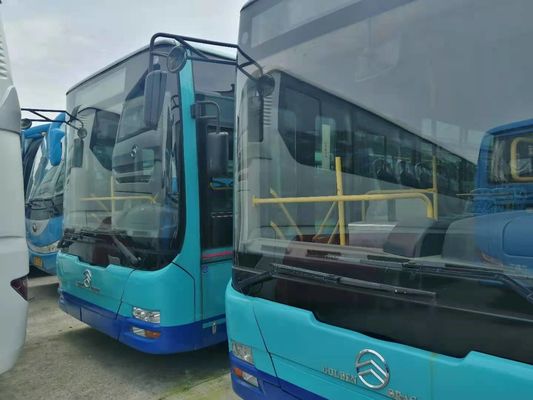 Do ônibus de aço do motor diesel do chassi do ônibus de excursão do dragão 45 do tipo do ônibus da cidade assentos dourados portas dobro usadas usadas