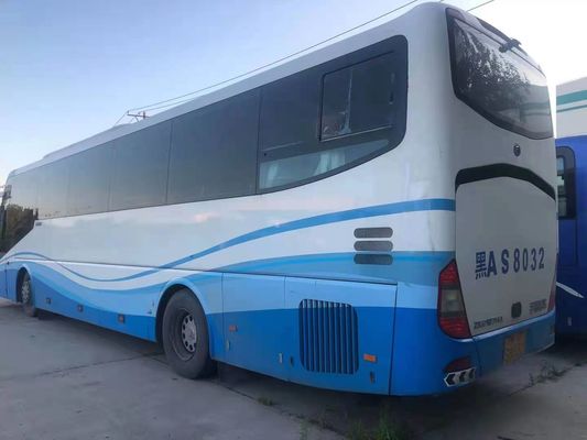 O ÔNIBUS ZK6127 de YUTONG usou o treinador Bus para a direção traseira da esquerda do motor dos preços baratos dos assentos do ônibus 53 da mão de segundo de Yutong das vendas