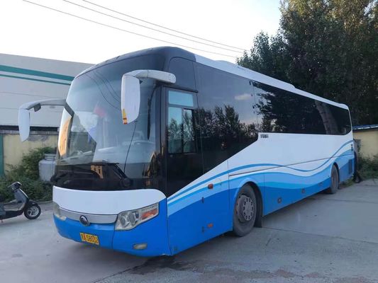 O ÔNIBUS ZK6127 de YUTONG usou o treinador Bus para a direção traseira da esquerda do motor dos preços baratos dos assentos do ônibus 53 da mão de segundo de Yutong das vendas