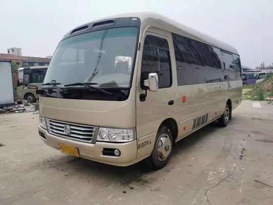 Os assentos XML6729J15 de 2019 anos 28 usaram Dragon Coaster Bus dourado, motor usado de Mini Bus Coaster Bus With Hino para o negócio