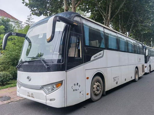 O treinador usado baixo quilômetro usado Bus For Africa 50 do ônibus de Kinglong assenta o único modelo XMQ6112 da porta