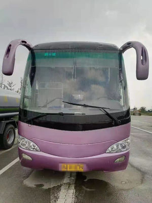 2009 o ônibus usado do ano 53 assentos usou o motor diesel usado ZK6129HD do condicionador de Bus With Air do treinador de Yutong