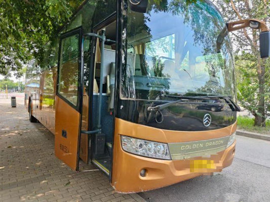 2014 direção dourada usada assentos da mão esquerda do ônibus XML6127 de Dragon Bus Used Passenger Coach do ano 53