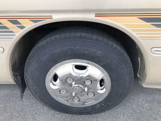 2010 o motor de gasolina usado assentos do ônibus 2TR da pousa-copos do ano 20 usou a direção da mão esquerda de Mini Bus Toyota Coaster Bus