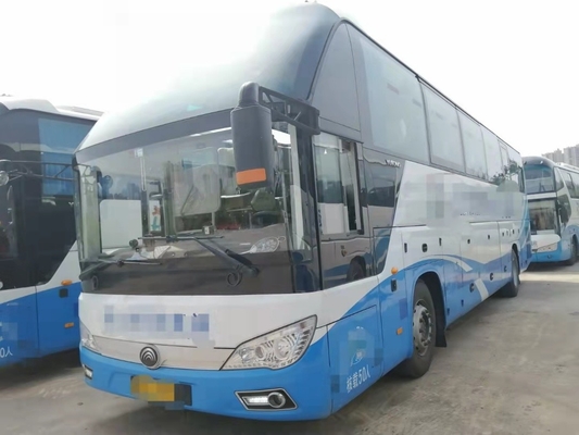 Ônibus escolar elétrico usado 50 Assento Ônibus De Transporte Público do treinador ZK6122 do ônibus de Yutong
